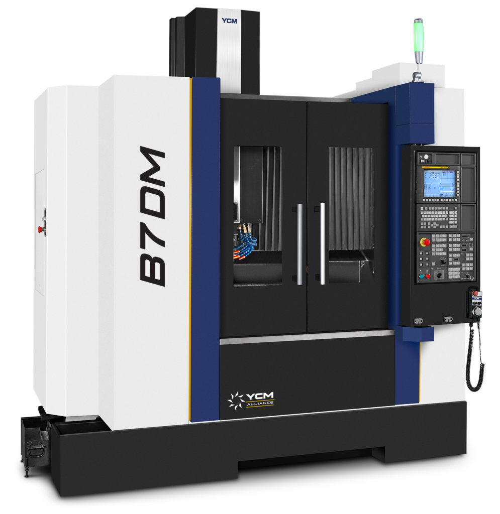 Bridge-style CNC machining center designed for accurate and efficient machining of large industrial parts.