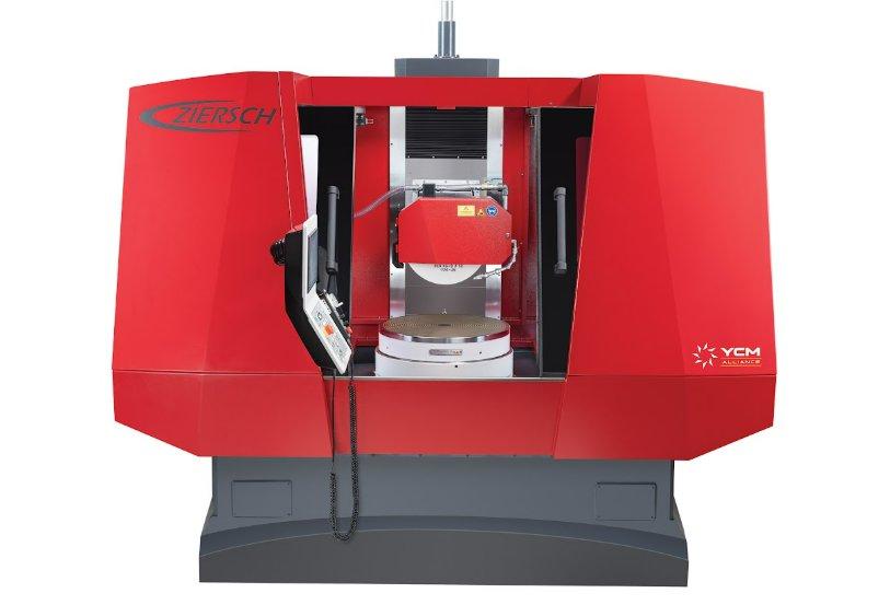 A red industrial machine sits against a white background and features the name "Ziersch" in silver letters at the top.